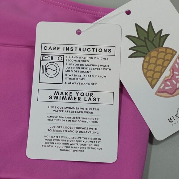 KORTNI JEANE Bikini Bottom XS Purple Tie-Up Front Retro Flattering - Picture 10 of 15